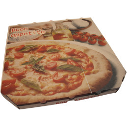 Pizzabox  IT  34,5x34,5x3    HNĚDÁ   *KWK*