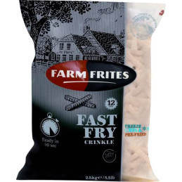 Farm Frites Bramborové vlnky 12mm Fast Fry 2,5kg