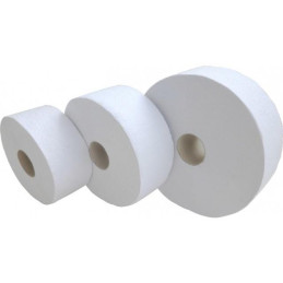 Toaletní papír Jumbo 2vr, pr. 24cm, délka: 185m, 75% bělost, (6ks)