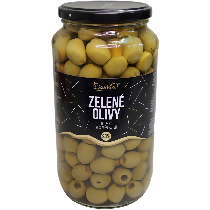 Olivy zelené bez pecky 935g