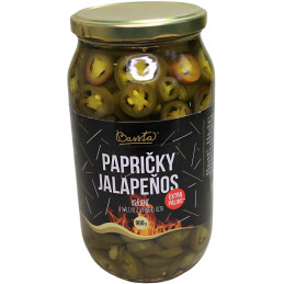 Papričky jalapeňos krájené 960/450g