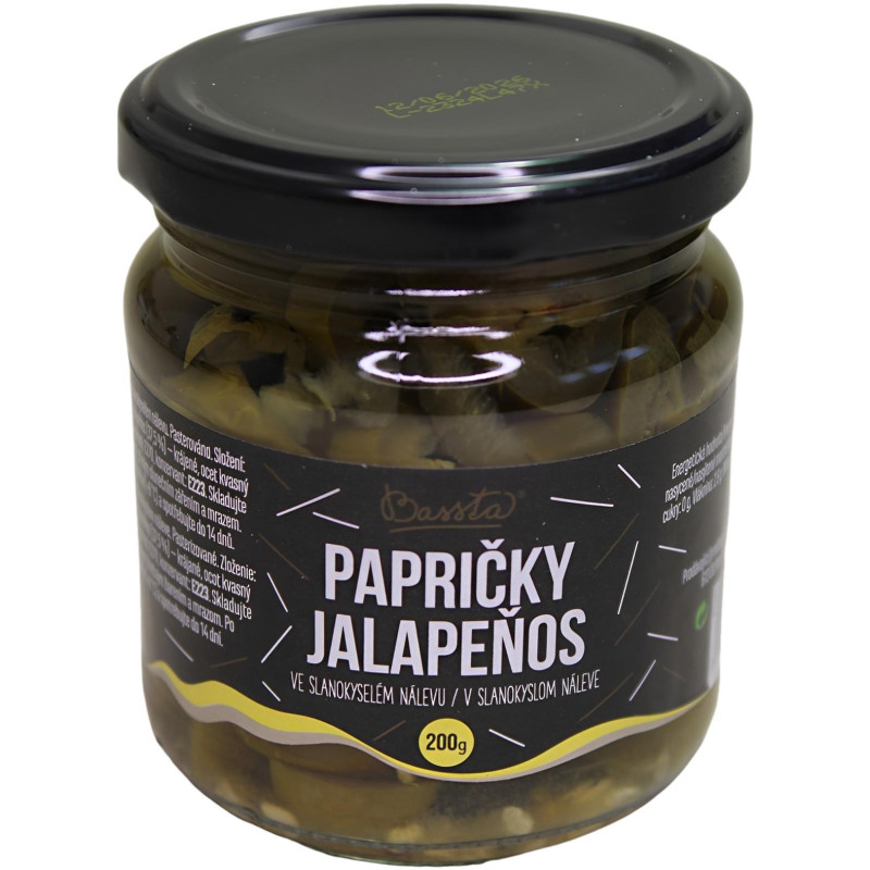 Jalapeňos ve sladkokyselém nálevu 200/75g