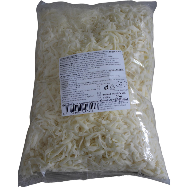 Mozzarella Silver STROUHANÁ 2kg