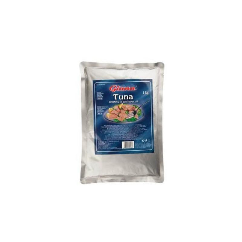 Tuňák kousky folie 1kg