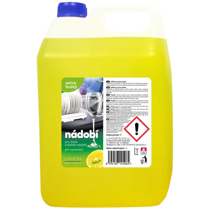 LAVON na nádobí 5l Lemon