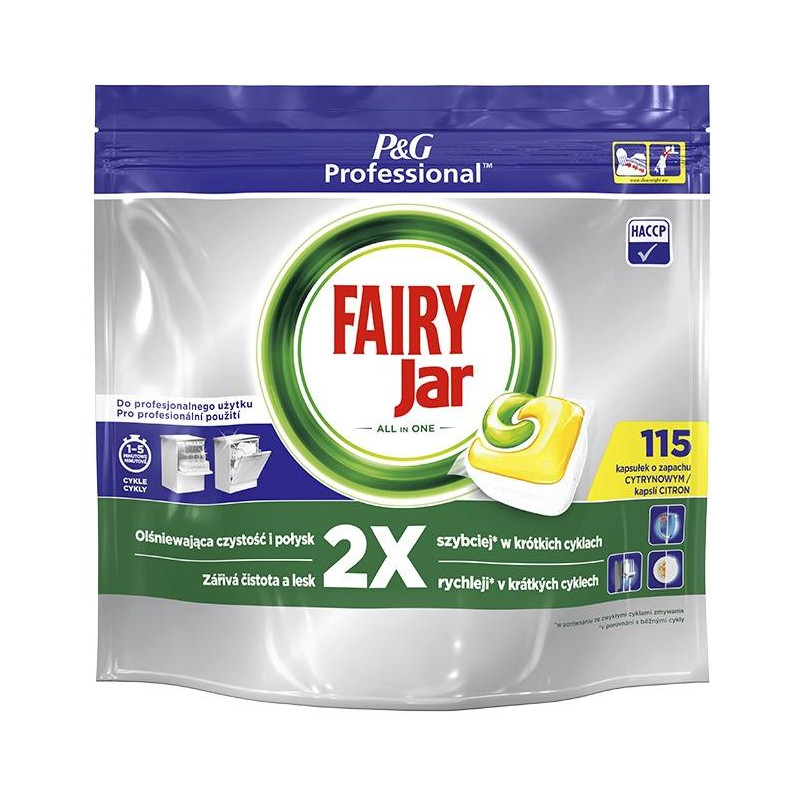 Jar P&G FAIRY Professional kapsle do profesionálních myček All in One 115ks