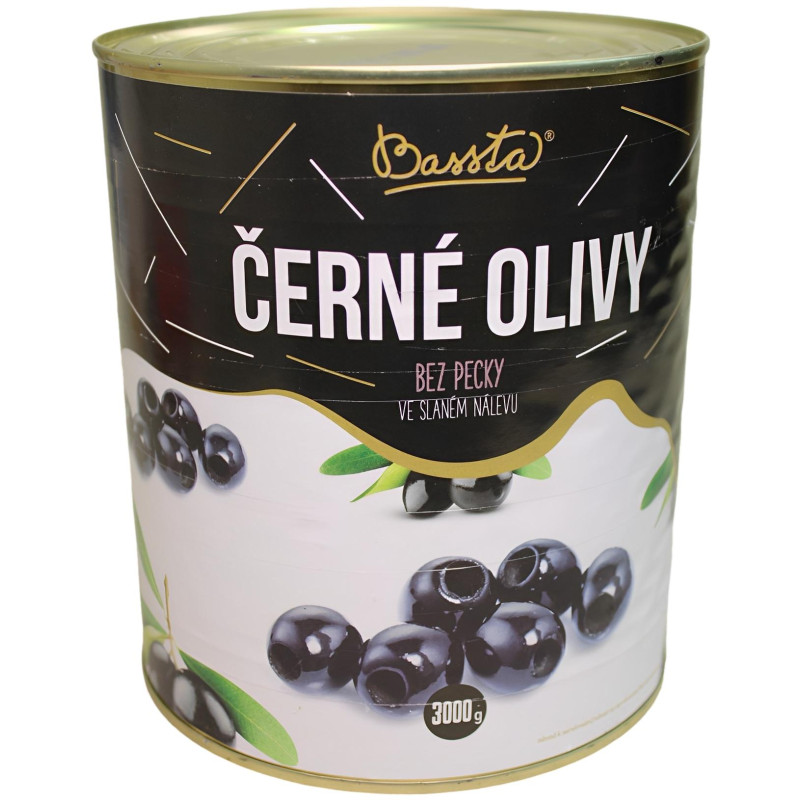 Olivy černé CELÉ BEZ PECKY 3000ml