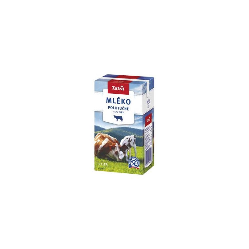 Mléko trvanlivé polotučné  - 1l