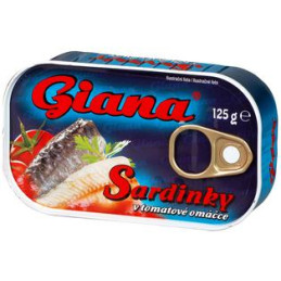 Sardinky v tomatě 125g
