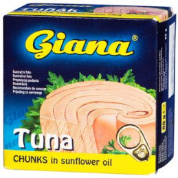 Tuňák  kousky v oleji 80g