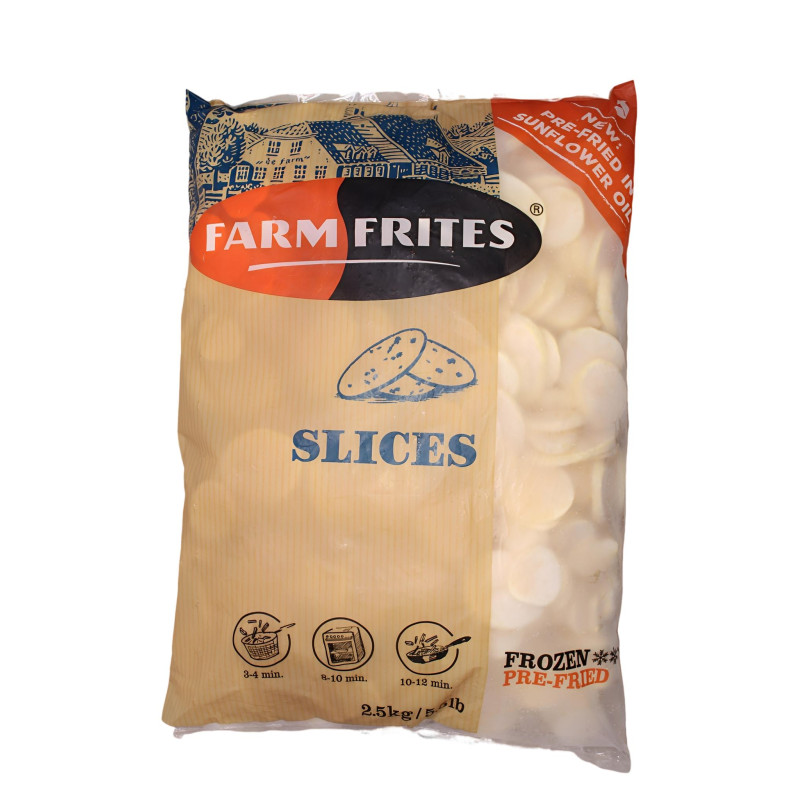 Farm Frites Bramborové plátky 2,5kg
