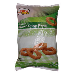 Cibulové kroužky v těstíčku - ECOFROST  1 KG