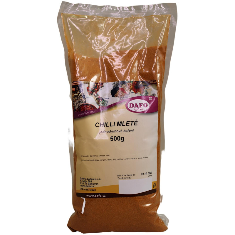 Chilli mleté 500g - 'DAFO'