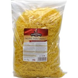 Těstoviny Babiččiny nudle 2kg řezané