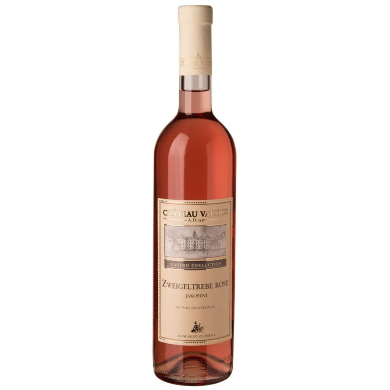 VALTICE  Zweigeltrebe rose 0,75l