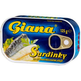 Sardinky v oleji 125g EO