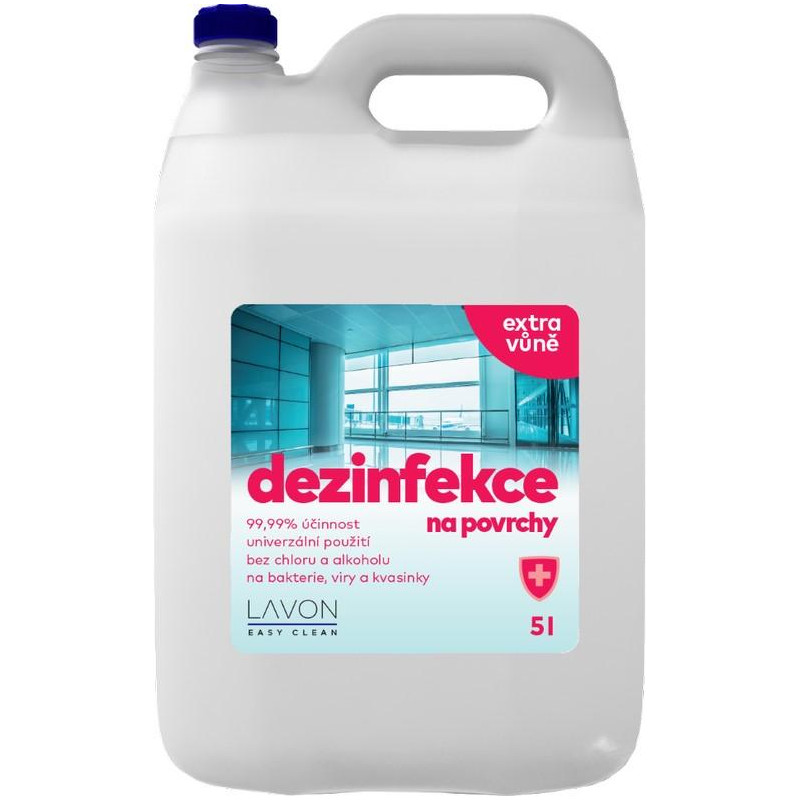 LAVON dezinfekce na povrchy bez chloru a alkoholu 5l